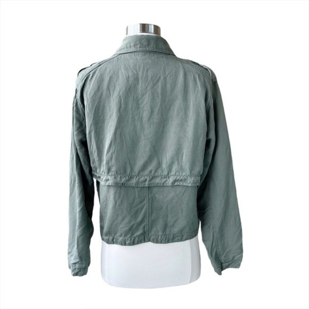 Rails Xs Barclay Cropped Utility Jacket Sage - image 8